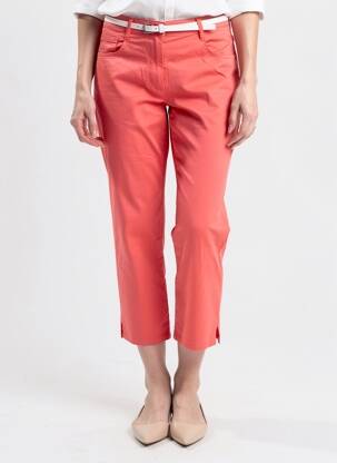 Pantacourt tissage popeline taille normale rose BETTY BARCLAY femme