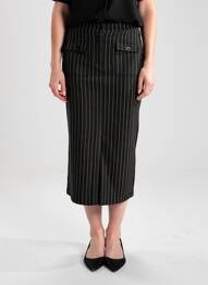Jupe longue taille normale noir SURKANA femme
