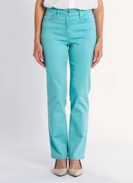 Jeans coupe slim stretch taille normale bleu KANOPE femme