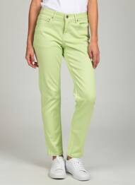 Jeans coupe slim stretch taille normale vert LCDN femme