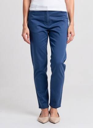 Jeans coupe slim stretch taille normale bleu KANOPE femme