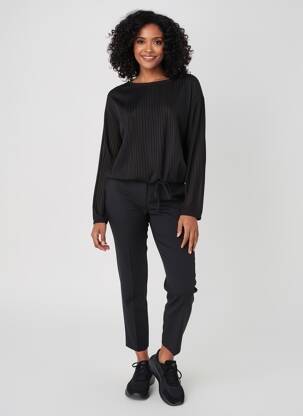 Top stretch manches longues noir BETTY BARCLAY femme
