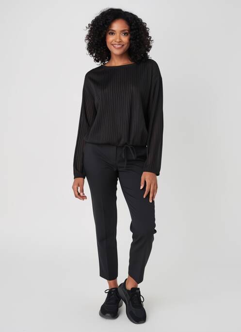 Top stretch manches longues noir BETTY BARCLAY femme