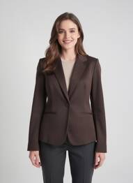 Blazer poches marron ICHI femme