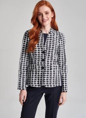 Blazer poches noir FRANK WALDER femme