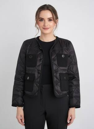 Doudoune poches sans capuche noir BETTY BARCLAY femme