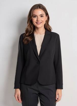 Blazer finition intérieure biaisée noir TUZZI femme