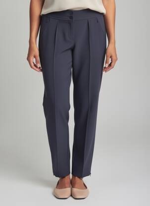 Pantalon slim poches taille haute bleu BETTY BARCLAY femme