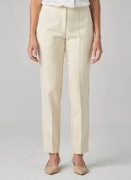Pantalon slim stretch taille haute beige BETTY BARCLAY femme