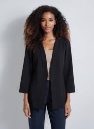 Blazer coupe cintrée noir GEVANA femme
