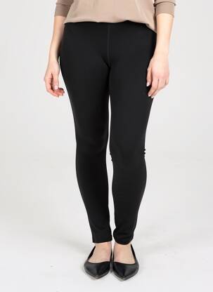 Legging tissage jersey taille normale noir GEVANA femme