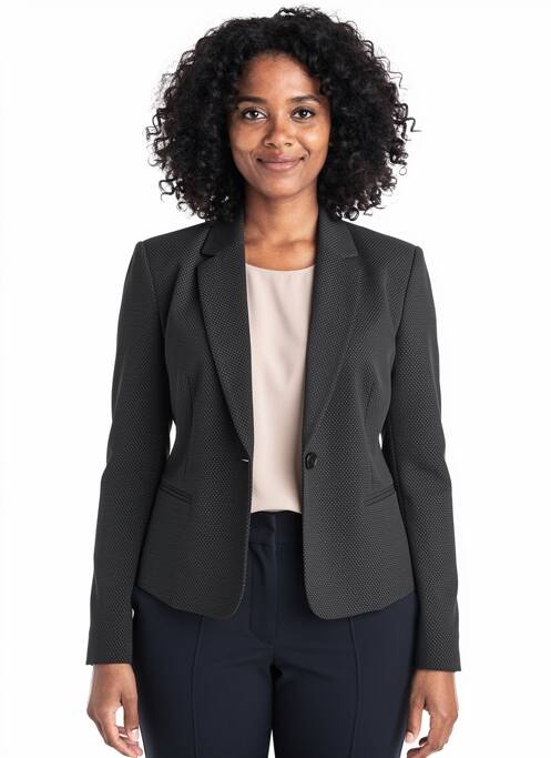 Blazer poignets boutonnés noir AVERSIA femme