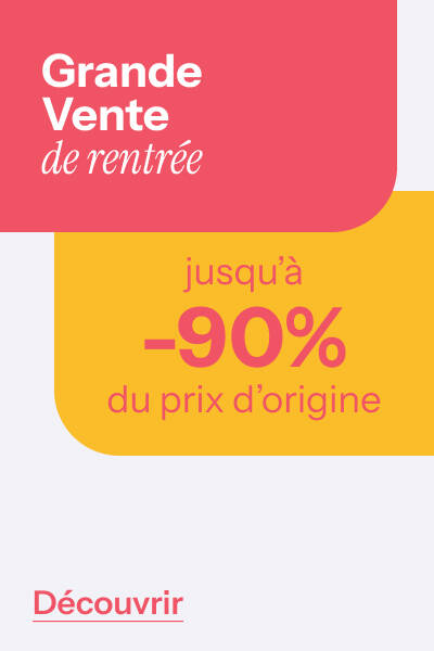 GRANDE VENTE DE RENTREE
