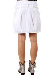 Jupe courte blanc ET COMPAGNIE pour femme seconde vue