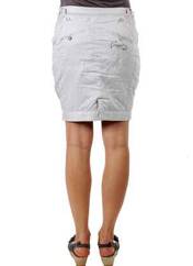 Jupe courte gris perle ET COMPAGNIE pour femme seconde vue