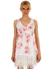 Robe mi-longue corail ET COMPAGNIE pour femme seconde vue