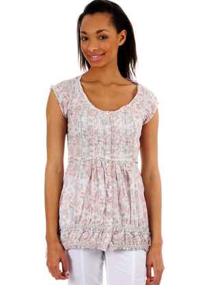 Tunique manches longues rose ET COMPAGNIE pour femme