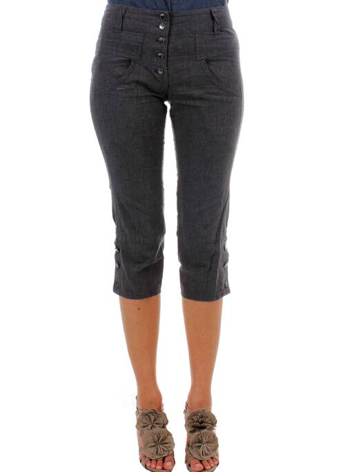 Pantacourt gris ET COMPAGNIE pour femme