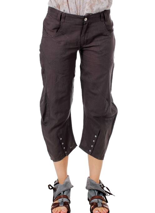 Pantacourt gris perle ET COMPAGNIE pour femme