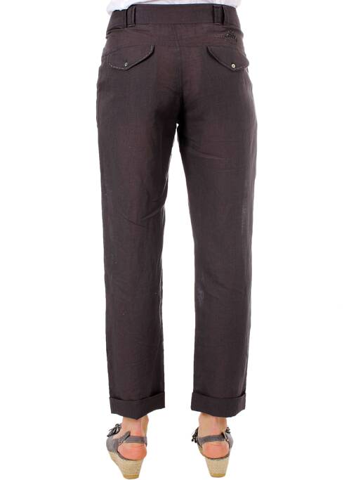 Pantalon droit gris acier ET COMPAGNIE femme