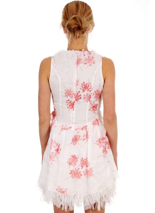 Robe mi-longue corail ET COMPAGNIE pour femme