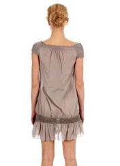 Robe mi-longue gris LA FEE MARABOUTEE pour femme seconde vue