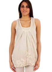 Top beige LA FEE MARABOUTEE pour femme seconde vue
