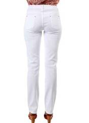 Jeans coupe slim blanc PABLO GERARD DAREL pour femme seconde vue