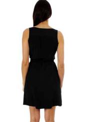 Robe mi-longue noir PABLO GERARD DAREL pour femme seconde vue