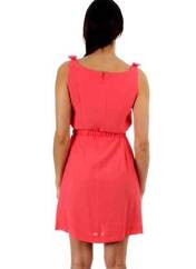 Robe mi-longue corail PABLO GERARD DAREL pour femme seconde vue