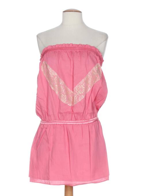 Robe courte coupe cintrée rose MINE DE RIEN femme