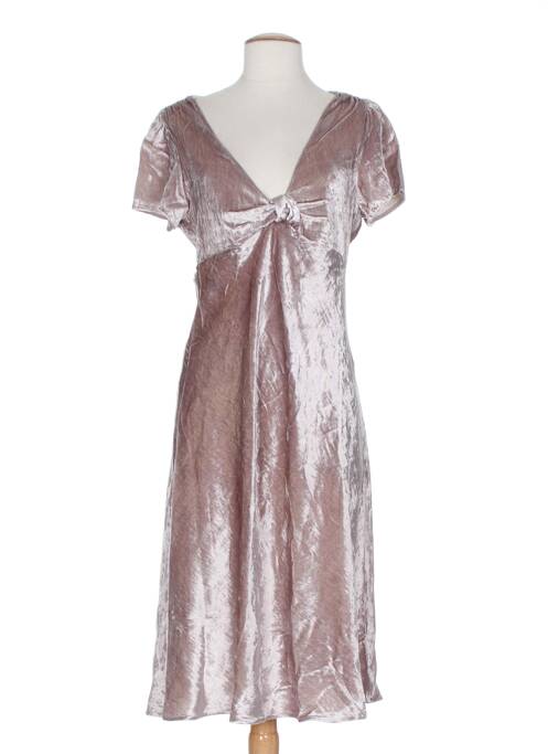 Robe longue beige MINE DE RIEN pour femme