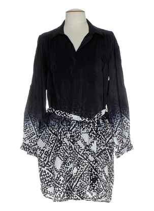 Robe longue noir MINE DE RIEN pour femme