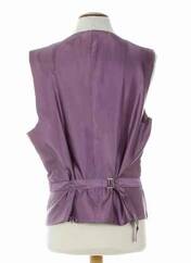 Gilet sans manche violet SMART pour homme seconde vue