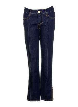 Jeans coupe slim bleu FRANKIE MORELLO pour femme