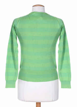Pull manches longues manches longues vert STEFAN GREEN femme