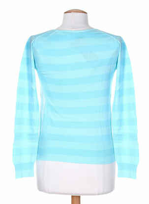 Pull manches longues manches longues bleu STEFAN GREEN femme