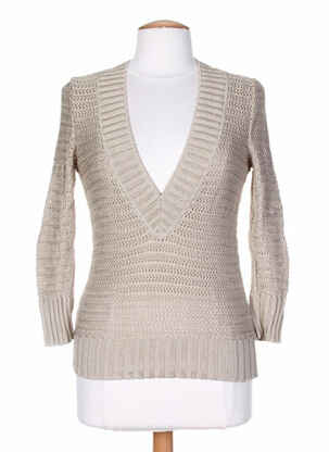 Pull beige STEFAN GREEN pour femme