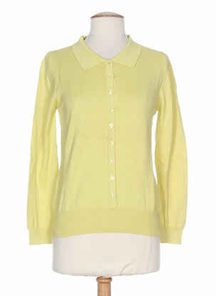 Pull resserrée sur le bas manches longues vert STEFAN GREEN femme