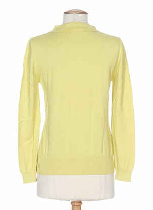 Pull resserrée sur le bas manches longues vert STEFAN GREEN femme