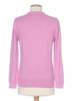 Pull resserrée sur le bas manches longues rose STEFAN GREEN femme