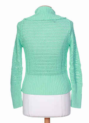 Gilet sans manche maille tricot vert STEFAN GREEN femme