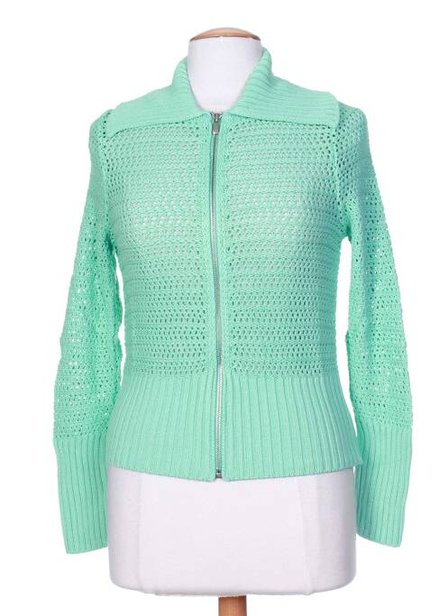 Gilet sans manche vert STEFAN GREEN pour femme