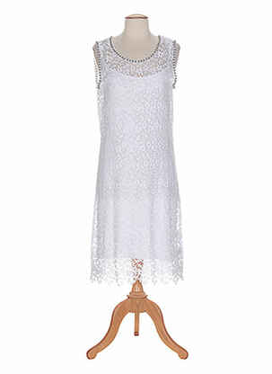 Robe longue blanc CAROLINE BISS pour femme