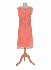 Robe mi-longue orange CAROLINE BISS pour femme seconde vue