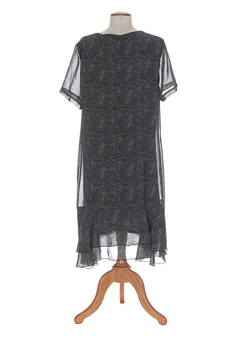 Robe mi-longue noir EVA KAYAN pour femme