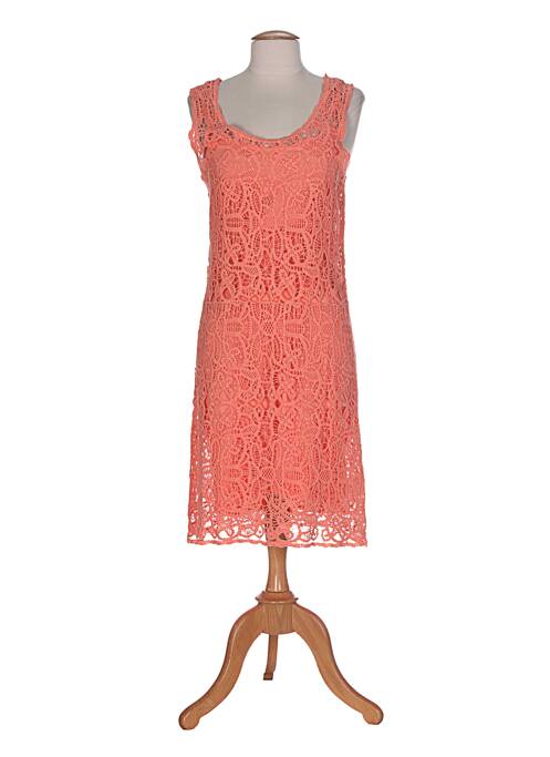 Robe mi-longue orange CAROLINE BISS pour femme