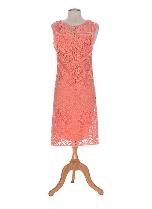 Robe mi-longue orange CAROLINE BISS pour femme