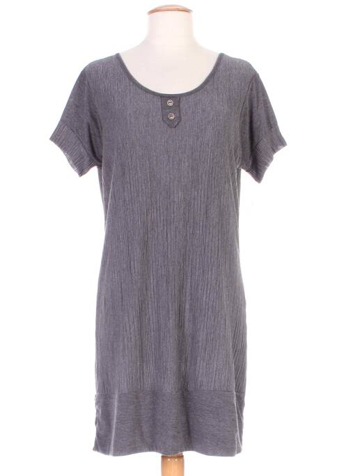 Robe mi-longue gris ONE O ONE pour femme