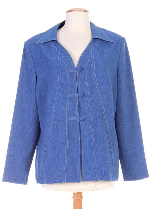 Veste casual bleu COUTUREINE pour femme